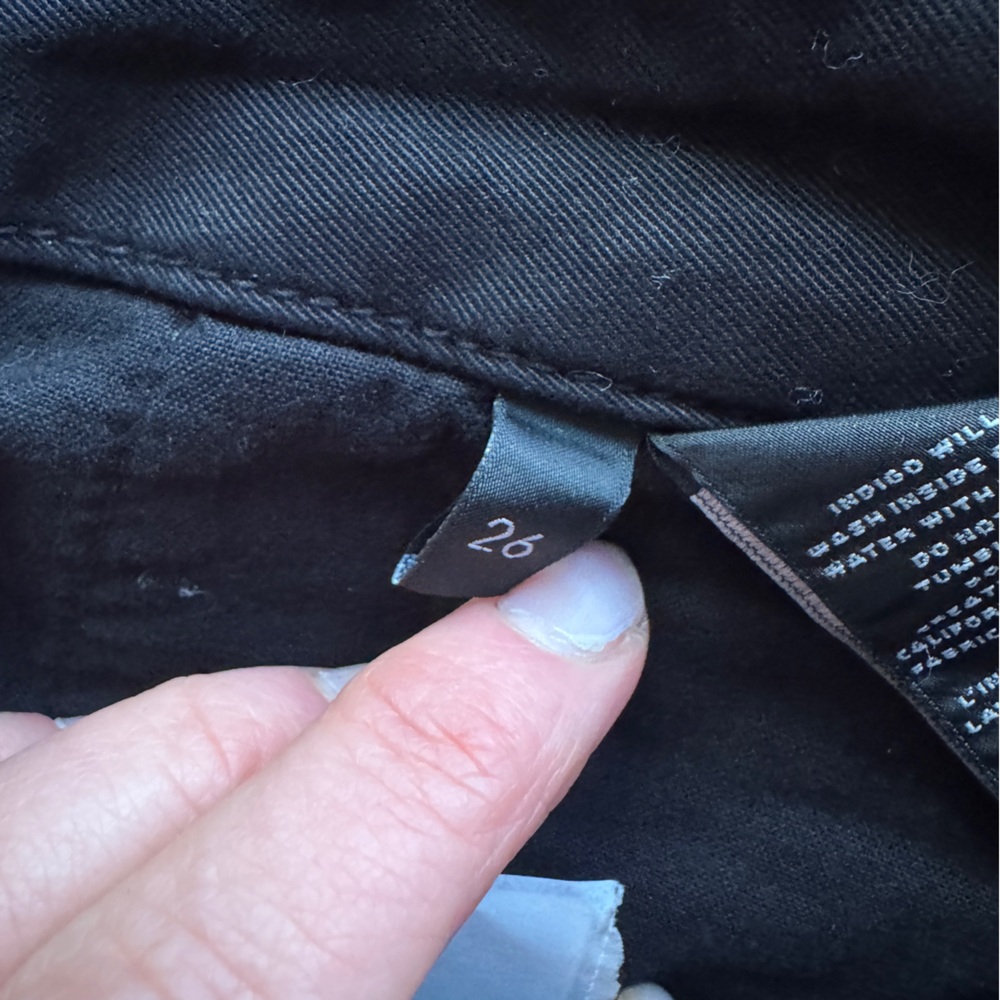 J. Brand Natasha sky high skinny black velvet jeans size 26 NWT, button fly - Picture 10 of 16
